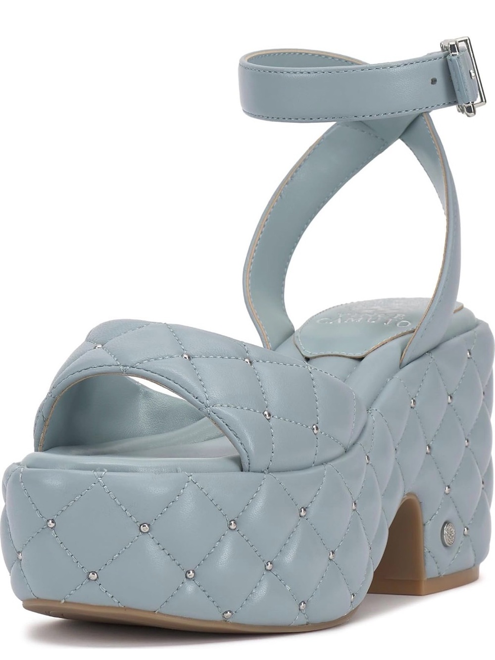 Vince Camuto Ellah Chunky Platform Sandals - Celeste Blue NEVER WORN - Picture 3 of 6